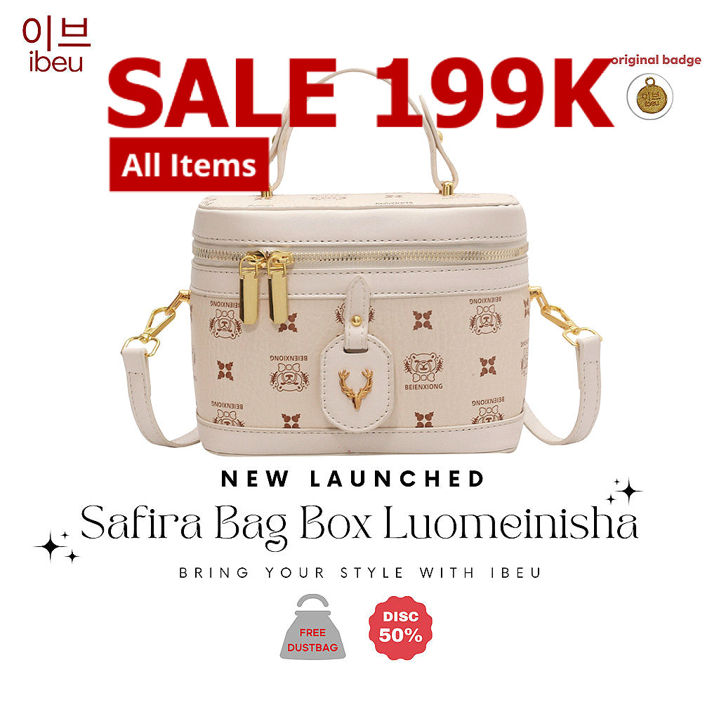 IBEU Tas Safira Pesta Mewah Mini Kecil Selempang Slingbag Wanita Fashion Premium Import