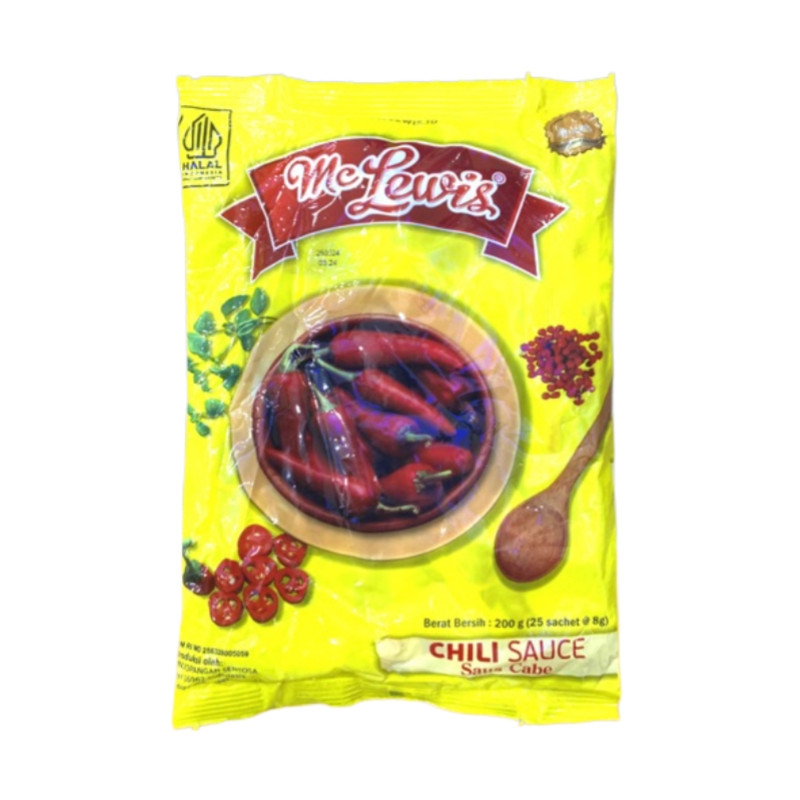 

Mc Lewis Saus Cabe Saset 25x8gr