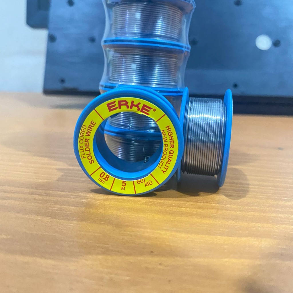 

Timah solder 0.8mm 25gr +/- 5m alloy 60/40 ERKE/UNIQUE