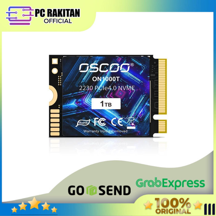 OSCOO ON1000T SSD NVMe M.2 2230 PCIe 4.0, Kapasitas 256GB-2TB