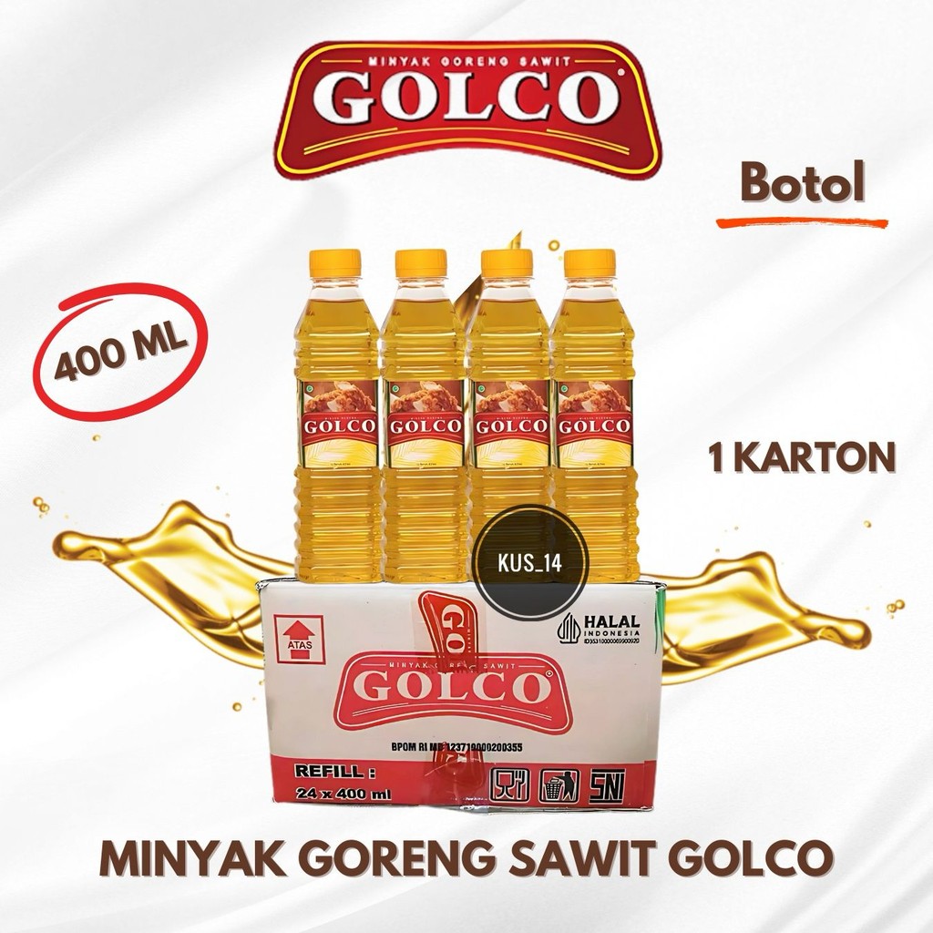 

1 Dus Minyak Goreng Golco 400 ml isi 24