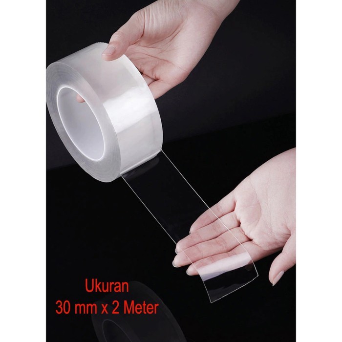 

*TERLARIS* Selotip Lakban Dapur Anti Air Waterproof Kitchen Sink Seal Double Tape 30mm 2 meter COD