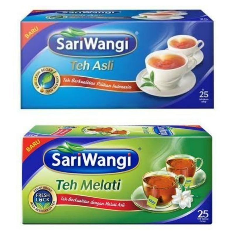 

BNS - TEH SARIWANGI CELUP ISI 25 WANGI/MELATI|TEH CELUP - FDY