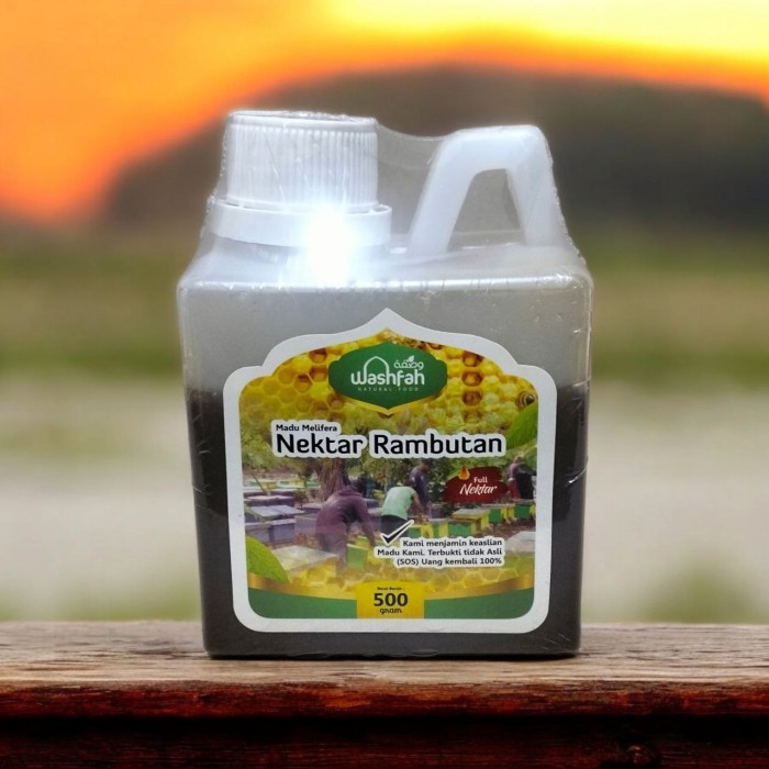 

ORIGINAL Madu Asli Rambutan Asli nektar Murni 500-1000 Gr - 500 GR