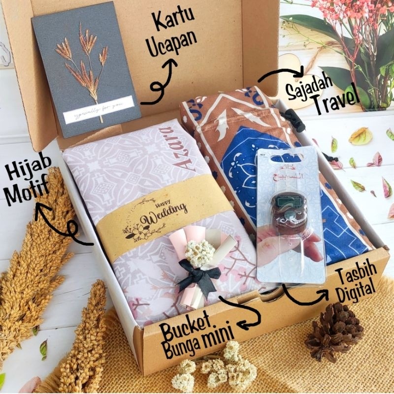 

HAMPERS HIJAB / HAMPERS SAJADAH / HAMPERS WEDDING / HAMPERS ULTAH / HAMPERS LEBARAN/ langsung proses