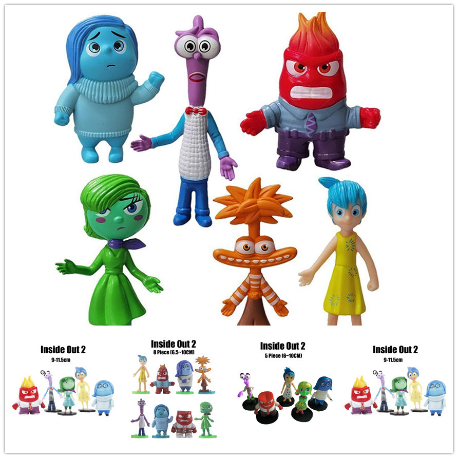 Inside Out Figure Games Joy Sadness Fear Anger Disgust Inside Out 2 Decoration Gift for Children Toy