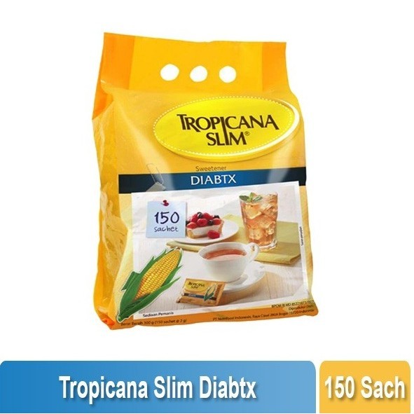 

Tropicana Slim diabtx REPACK 150, 100, 50, 25 Sachet Repack Sweetener diabetes