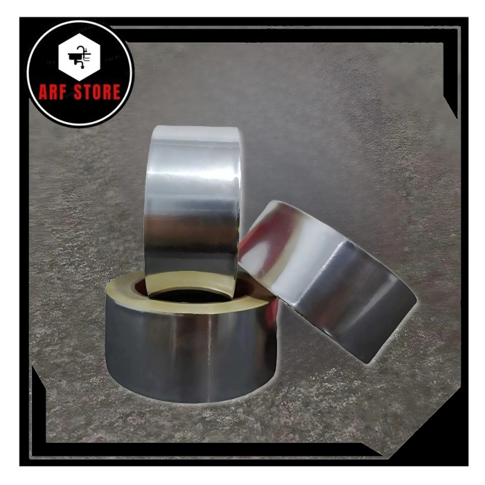 

Lakban Alumunium Foil Anti Bocor 2inch X 25 Meter Aluminium Tape - Daimaru