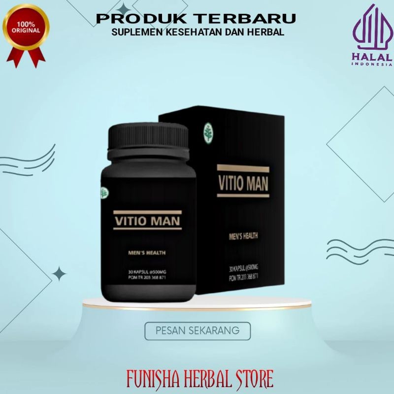 Vitioman Asli Original Suplemen Pria Tahan Lama Paling Ampuh Terlaris