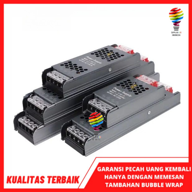 TRAFO SLIM Power Supply Slim 12V 3A 5A 10A 15A 25A 30A TRAVO SLIM Power Supply Led Driver LED Switch