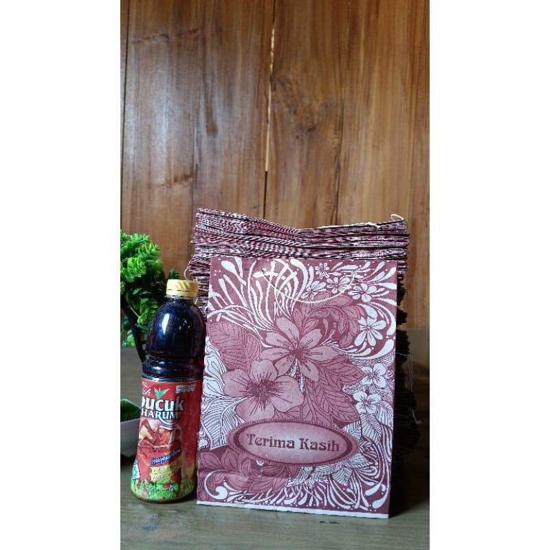 

PROMO 50 PCS TAS KERTAS SOUVERNIR PERNIKAHAN UK.21x6x17 CM/PAPERBAG MURAH