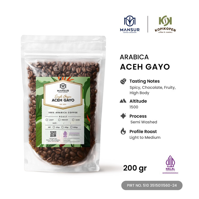 

Kamuja ACEH GAYO ARABIKA 200 gr
