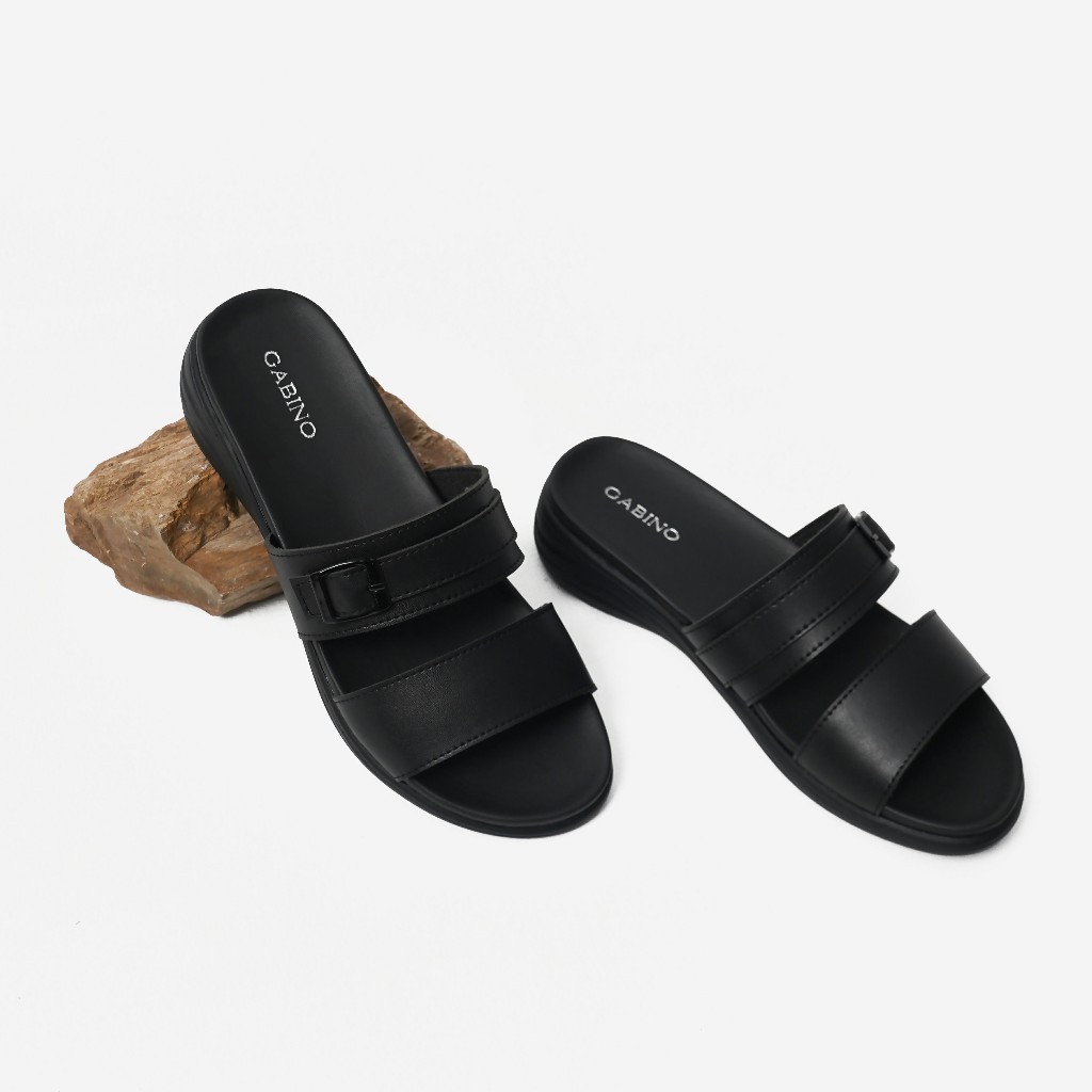 Gabino Sandal Wanita Wedges Slip On Casual Wisya - G1CB4008