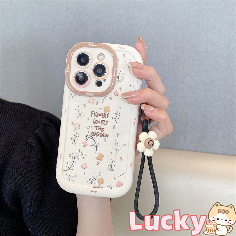 case OPPO Bunga-bunga yang indah Casing ponsel cocok untuk OPPO A15 A16 A17 A53 A54 A55 A57 A58 Case