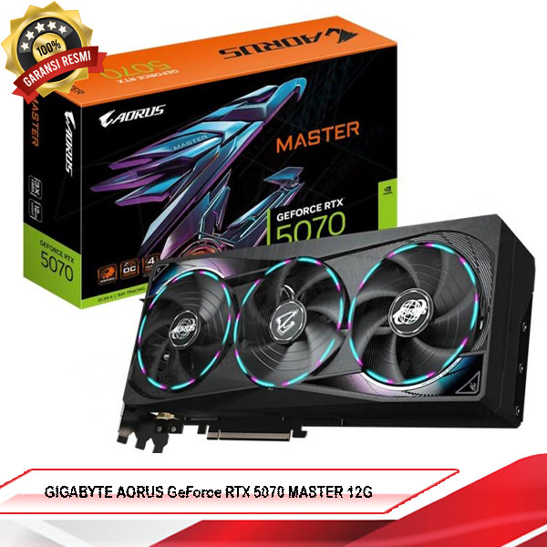 GIGABYTE AORUS GeForce RTX 5070 MASTER 12G | VGA Gaming RTX 5070