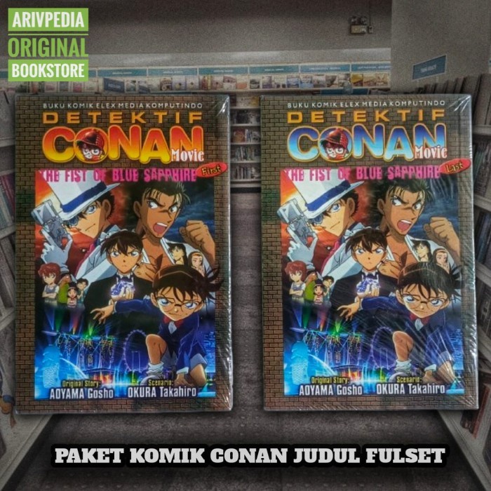 Detektif Conan Movie: The Fist of Blue Sapphire Fulset (Segel, Original)