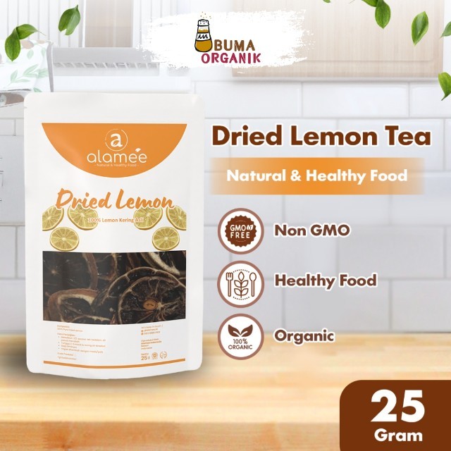 

ALAMEE Lemon Slice Tea Dried Kering Teh Herbal Iris Organik Minuman Herbal 25gr BUMA