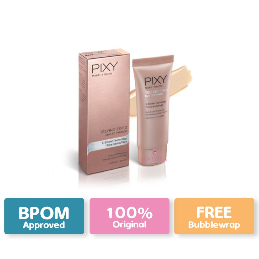 RADYSA -  Pixy Make It Glow Techno Fixed Matte Primer / Primer pixy matte