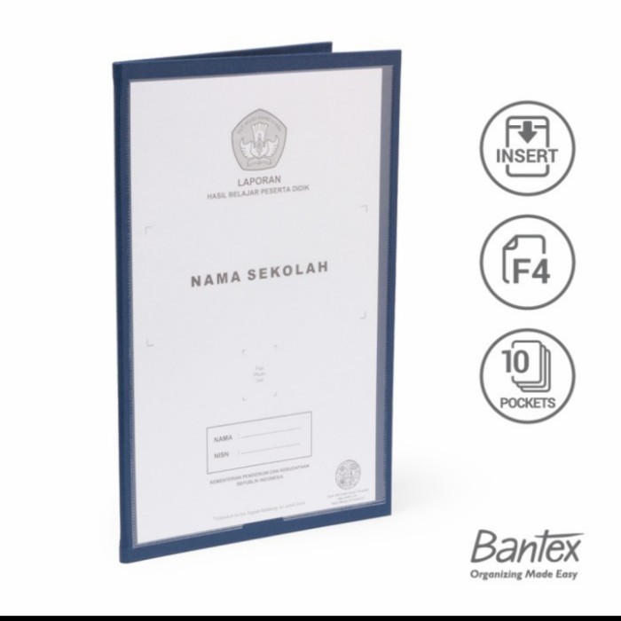 

ANDMA insert Map Raport Folio F4 Bantex 1021 original