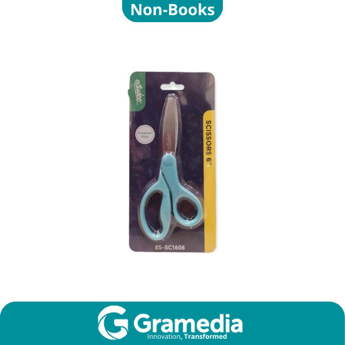 

[Gramedia Cijantung] Estudee Scissors School 6" Blue Es - Sc1608