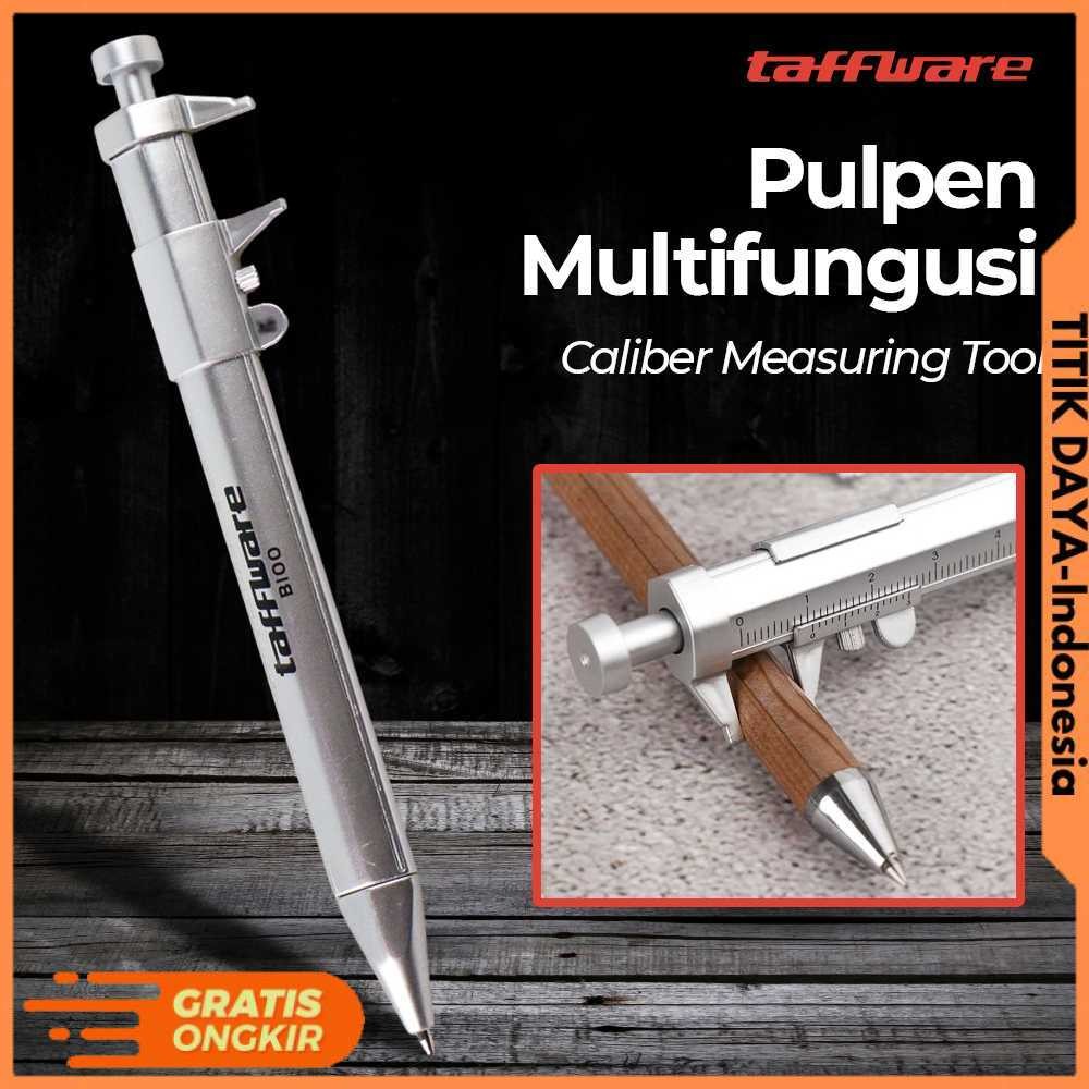

Taffware Pena Pulpen Ballpoint Pen Caliber Measuring Tool Scale Ruler - B100 [TITIKDAYA]
