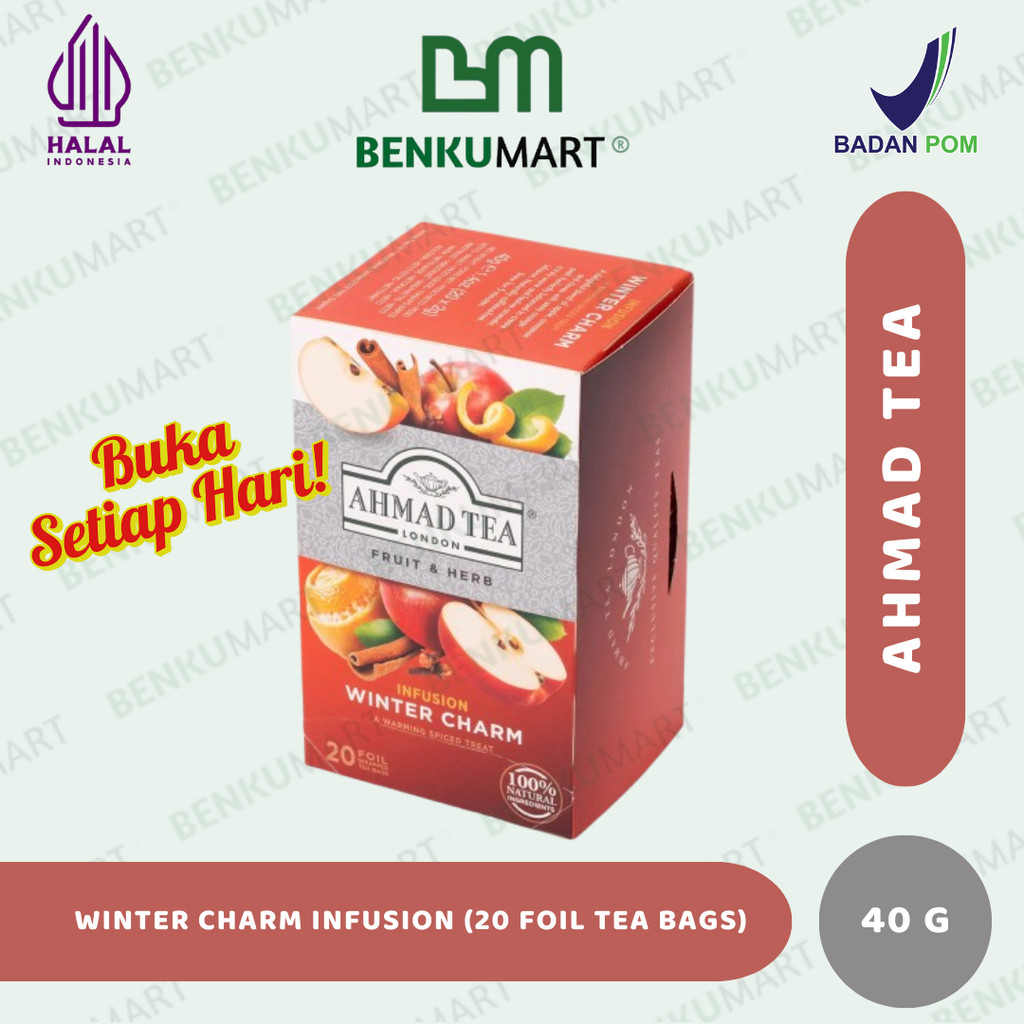 

Ahmad Tea Winter Charm Infusion (40gr) | Fruit & Herb - 20 Tea Bags