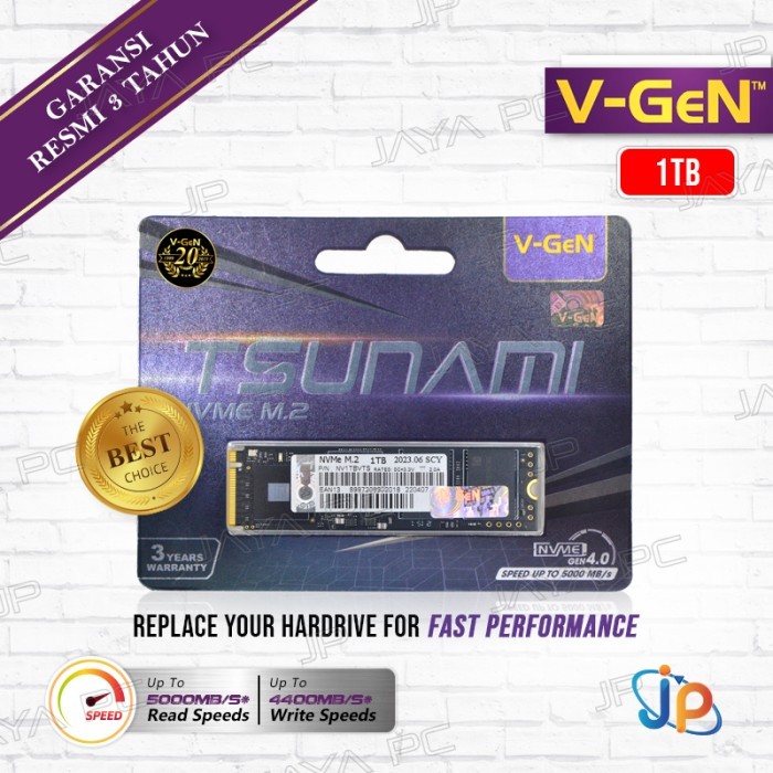V-Gen SSD Tsunami M.2 Pcie Gen4 Nvme 2280 1TB - M2 1 TB