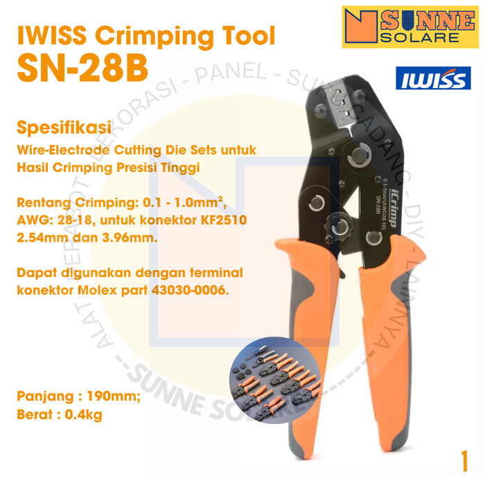 IWISS TANG CRIMPING SN-28B