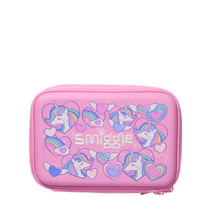 

Smiggle Fly High Hardtop Double Up Pencil Case - IGL452331PNK