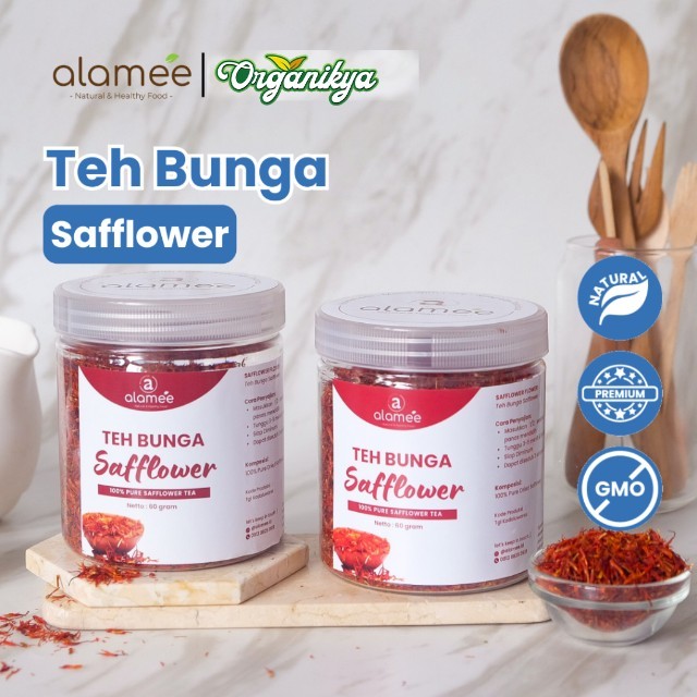 

Teh Bunga Safflower Herbal Tea Original Organik 60gr Alami Siap Seduh Sehat Organik organikya