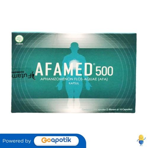 Afamed 500 Box Isi 30 Kapsul