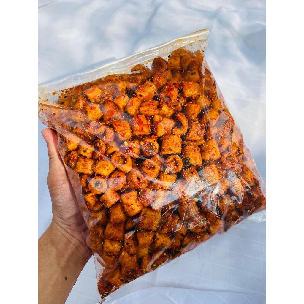 

seblak sotong pedas daun jeruk bumbu melimpah/sotong original daun jeruk kemasan 500gr 250gr 100gr