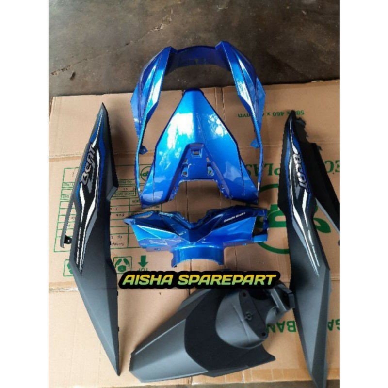 Full Body Halus Honda Beat Fi All New Esp 2017-2019 Hitam Doff Biru