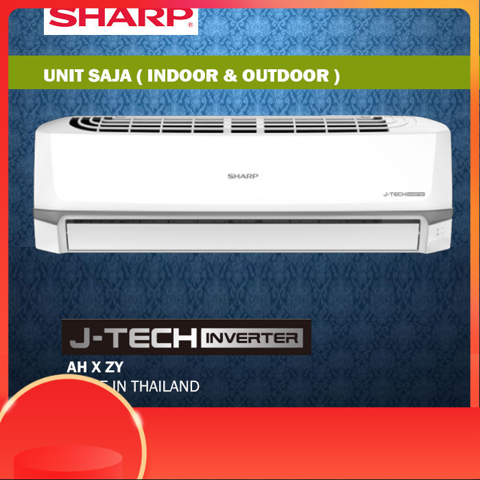 ac sharp inverter 1/2 pk - 1 pk - 1.5 pk - 2 pk ( Tanpa Pasang )