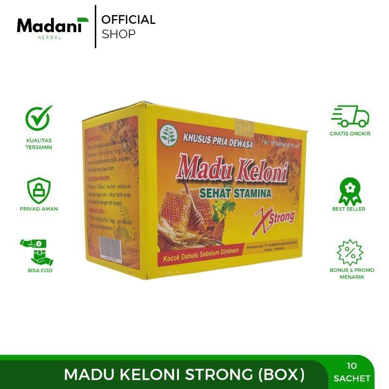 b Madu Keloni sehat stamina Xstrong