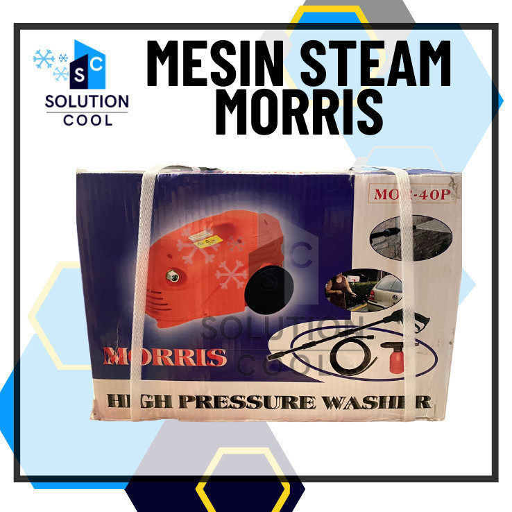 Mesin Steam Morris 40p / Jet Cleaner Washer / Mesin Cuci Ac Mobil Motor