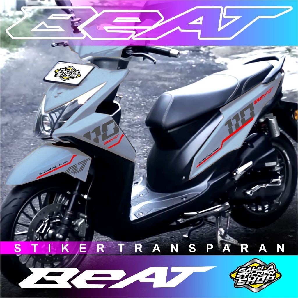 STRIPING BEAT FI SIMPLE MOTIF STRIPING VARIASI BEAT FI 2013-2016 STICKER VARIASI BEAT F1