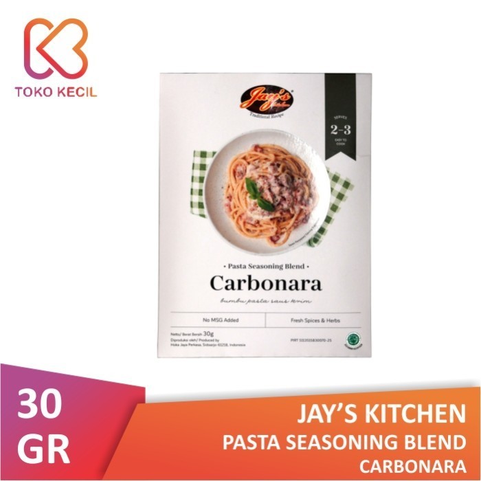

Jay's Kitchen Seasoning & Spice Blend Carbonara 30gr