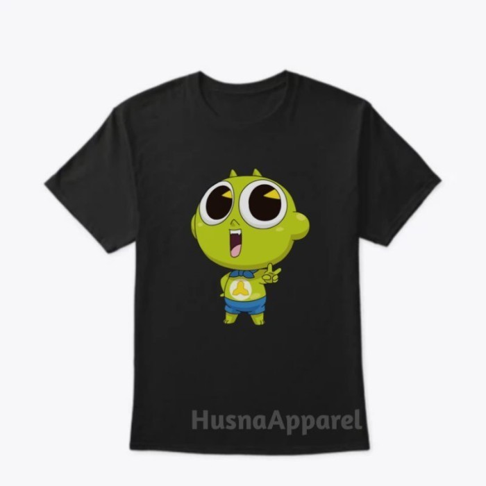 BAJU KAOS ANAK SHINBI THE HAUNTED HOUSE - Hitam, S