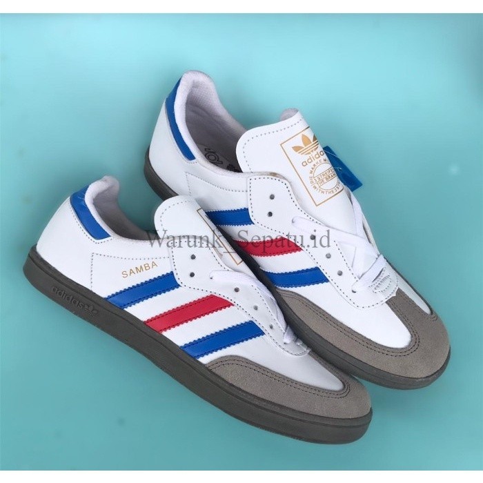 Adidas Samba OG White Black Sol Gum / Sneakers Pria Original / Adidas Samba Original Sepatu Adidas S