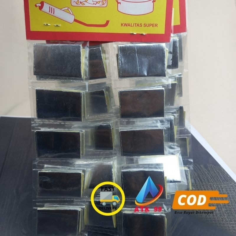 PATRI Isi 20 Pcs/TAMBAL PANCI/Tambal Panci Bocor/Tambal Aluminium/Penambal Seng Wajan