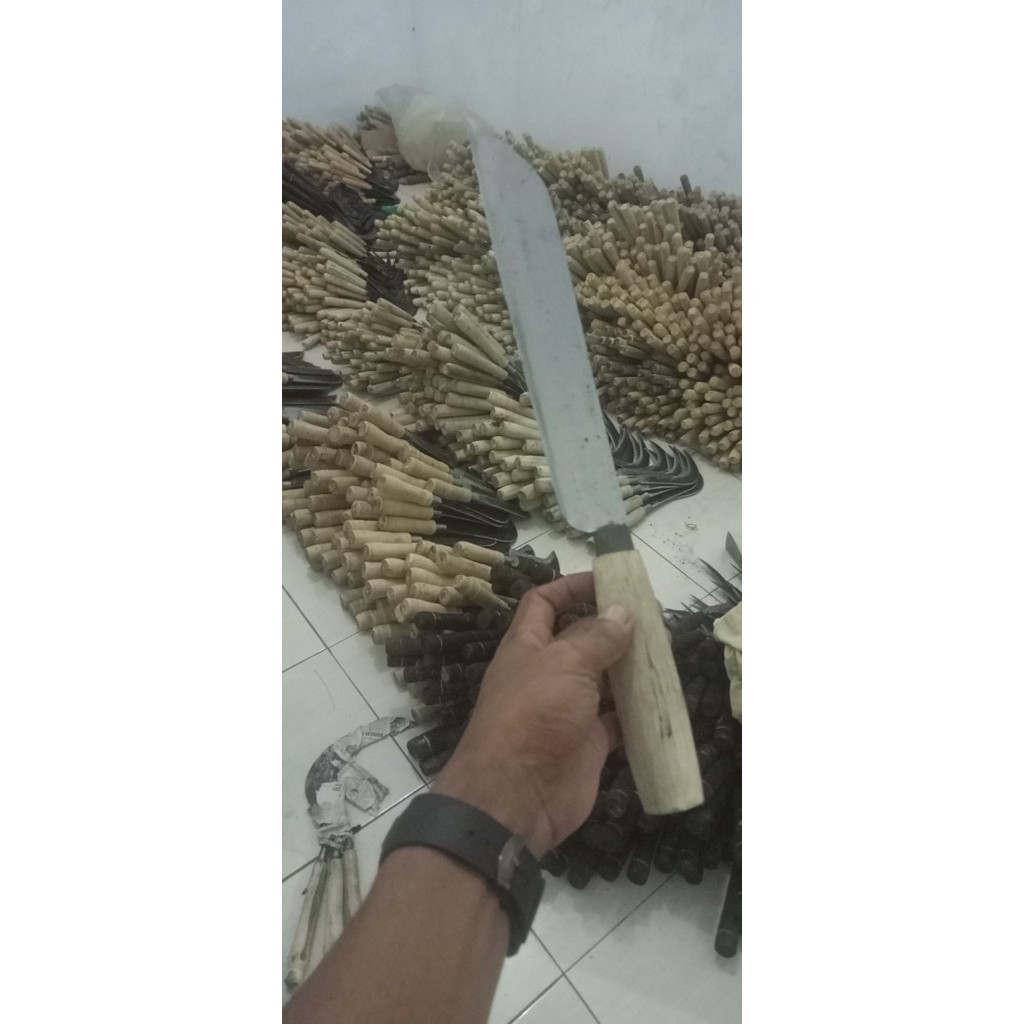 ALAT DAPUR 25 CM - Pisau dapur baja per / Pisau cacah daging / Alat dapur madura / Pisau madura supe