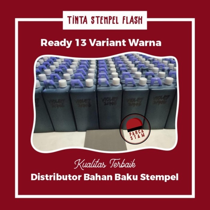 

Promo- 1,2 KG (REFILL) TINTA STEMPEL FLASH/WARNA - 13 WARNA