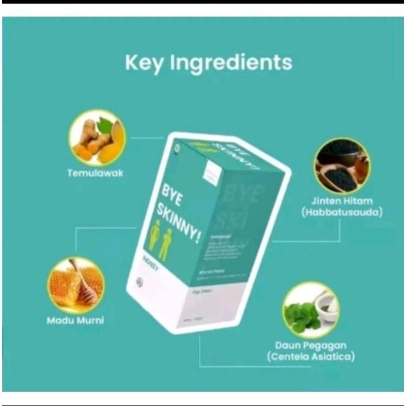 

BS HONEY Madu Asli Original Madu Herbal Penggemuk Badan Cepat Madu Bye Skinny Original