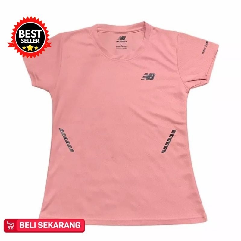 Kaos Olahraga Wanita Baju Running Senam Zumba Aerobic Cewek