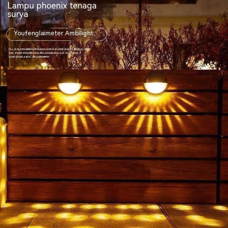 Lampu Surya/Taman/Outdoor/Teras/Dekorasi Lampu Kecil/Outdoor/Taman/Lampu Dinding/Tahan Air/Lampu Din