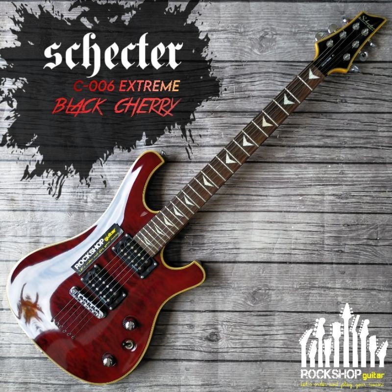 promo spesail Gitar Schecter Omen Extreme C006 - Black Cherry