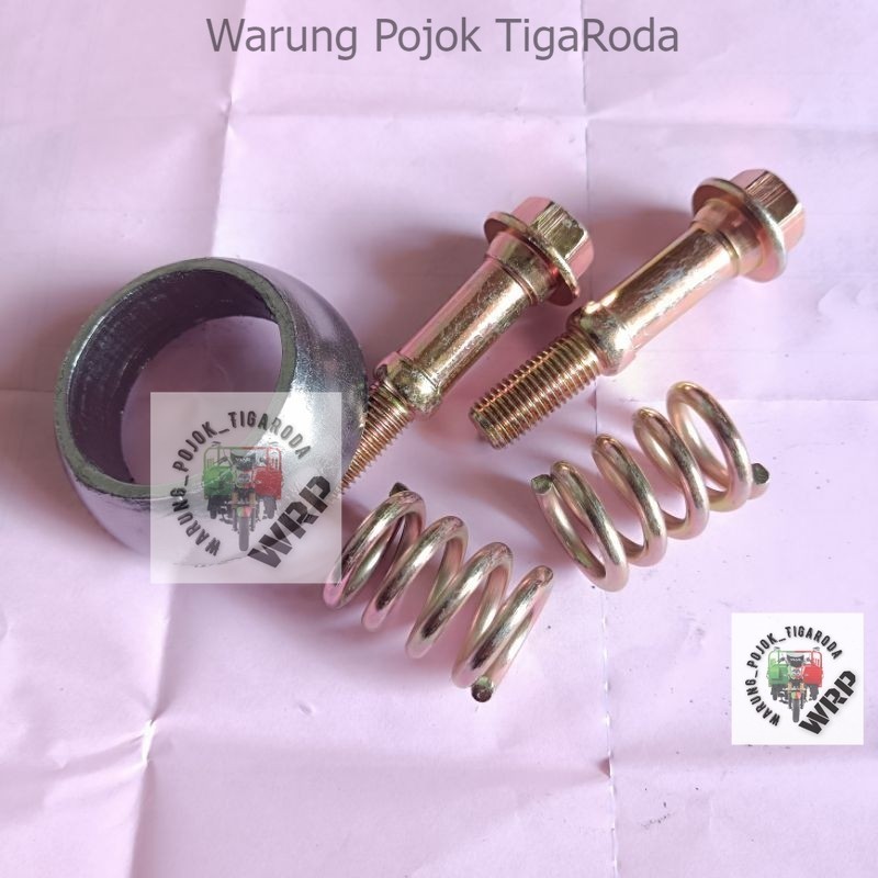 Baut Knalpot viar tossa kaisar baut per knalpot paking asbes knalpot viar roda 3 - sparepart viar