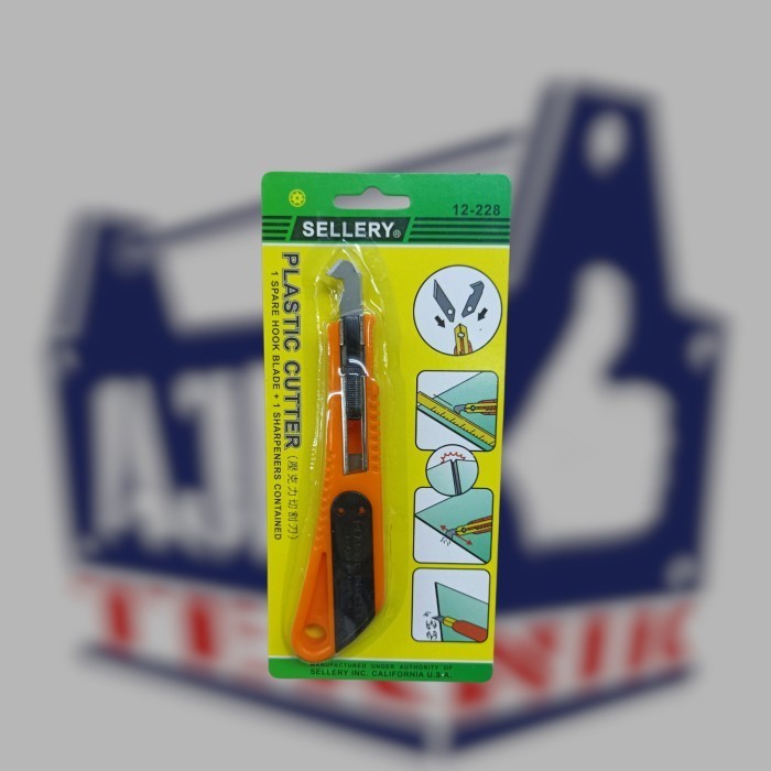 

(COD) Sellery plastik cutter kater acrylic 12-228 pisau acrylic termurah Termurah