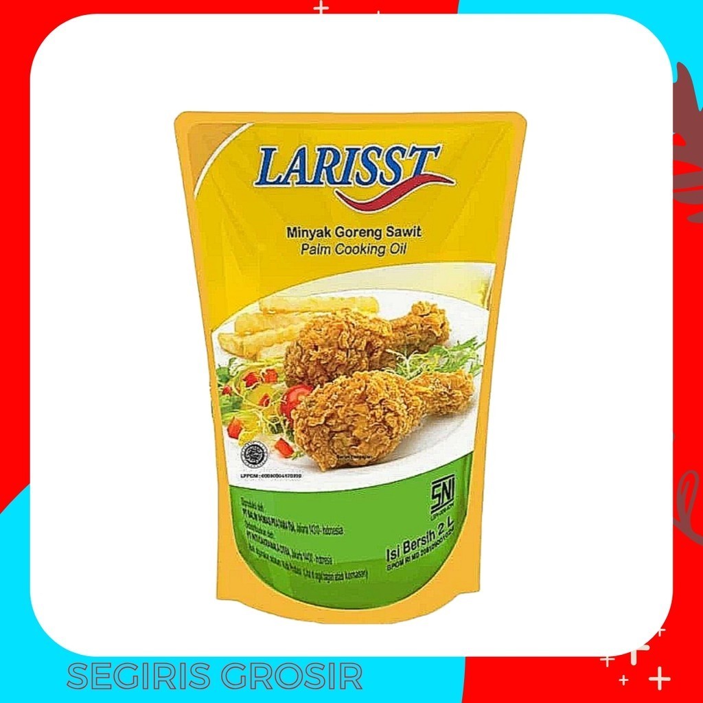 

Larisst minyak goreng sawit refill 2 Liter
